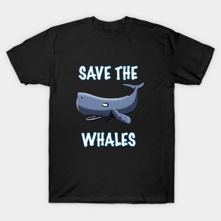 SAVE THE WHALES T-shirt T-Shirt